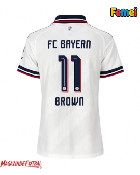 Bayern Munich Nathaniel Brown #11 Tricou Fotbal Replică 2026-27 Femei Deplasare